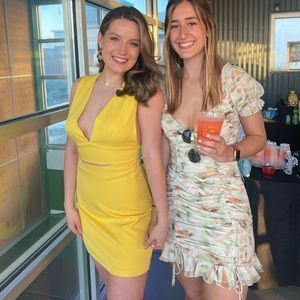 Boutique “La Ven” Yellow Cocktail Dress